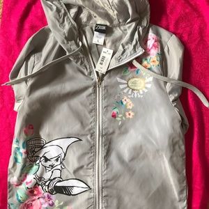 Zelda Windbreaker Jacket NWT